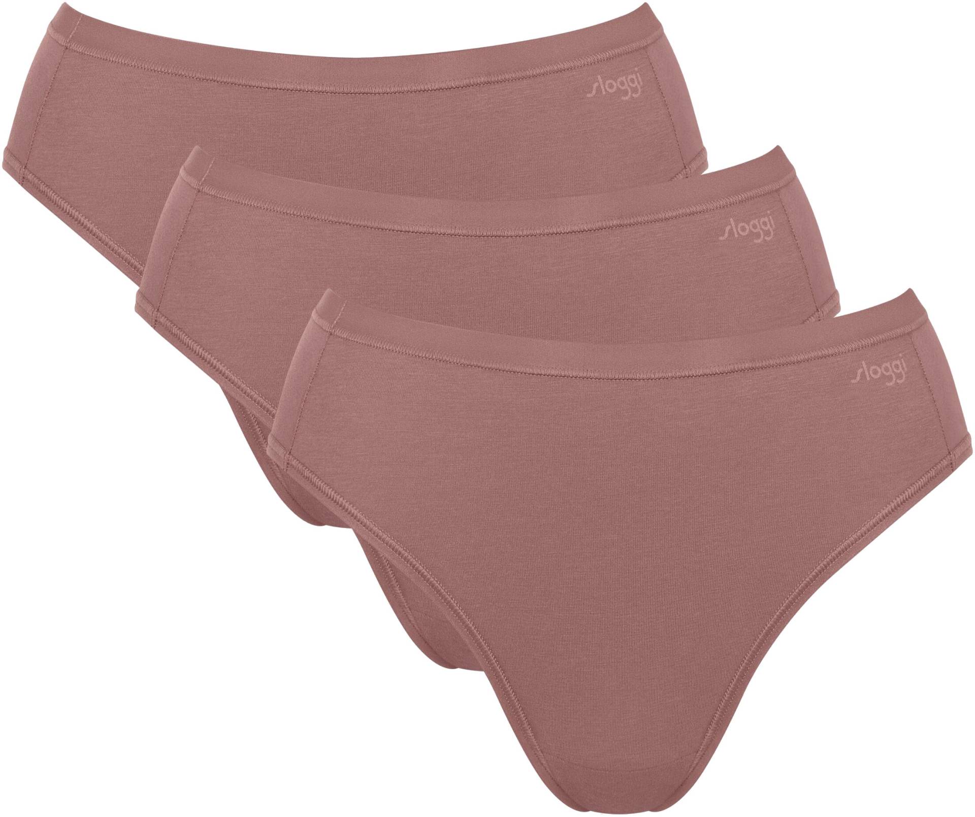 sloggi Slip »GO Daily Cotton Tai 3P«, (3 St., 3er Pack), glanzeffekt Details von Sloggi