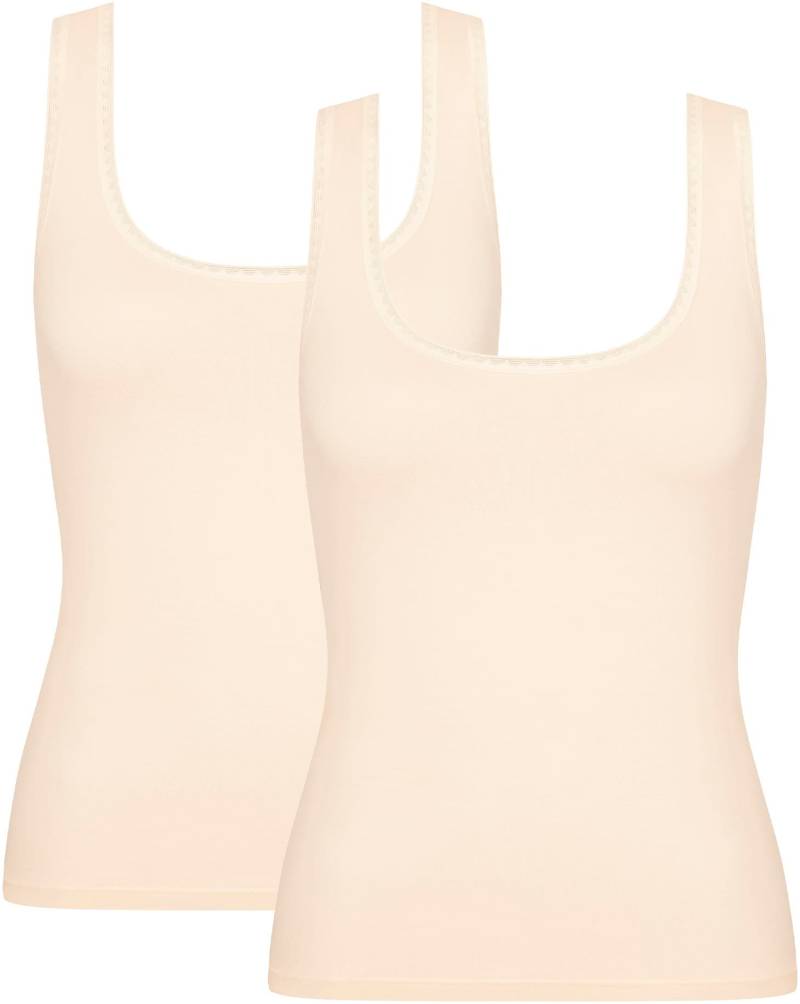 sloggi Unterhemd »GO Tank Top C2P«, (2er Pack), zarte Spitzendetails von Sloggi