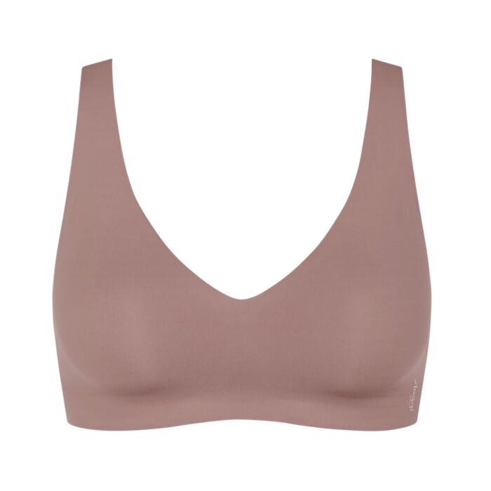 sloggi Zero feel soft Bra ohne Bügel, mauve, XL von Sloggi