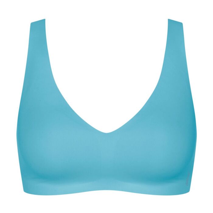 sloggi Zero feel soft Bra ohne Bügel, türkis von Sloggi