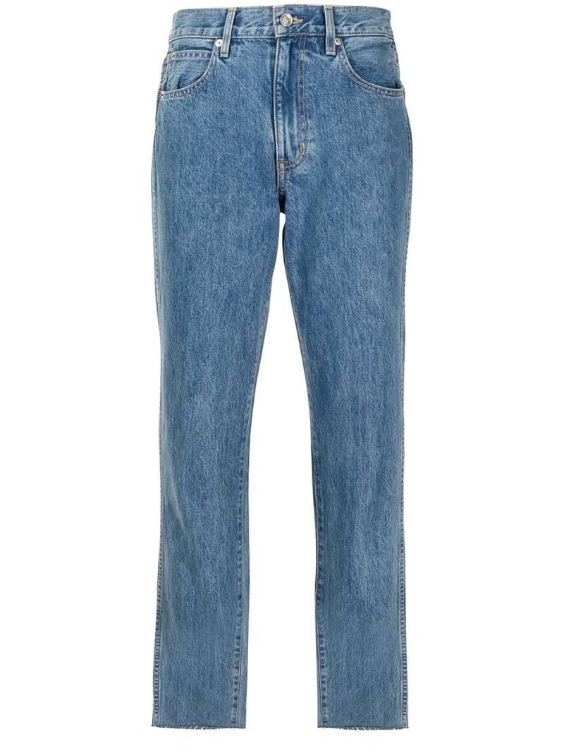 SLVRLAKE Hero high-rise straight-leg jeans - Blue von SLVRLAKE