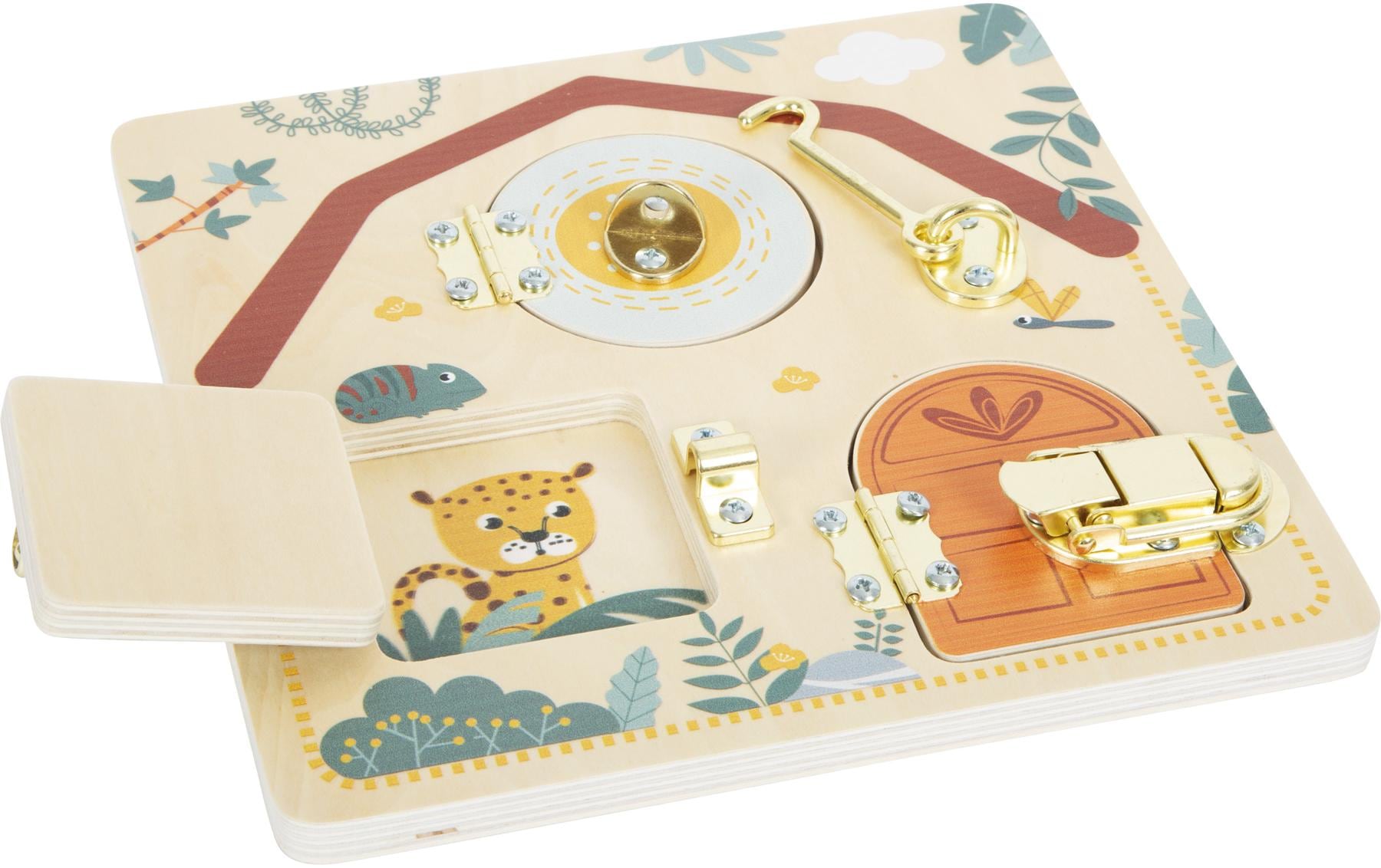 Small Foot Lernspielzeug »Schloss und Riegel «Safari»« Small Foot Lernspielzeug »Schloss und Riegel «Safari»« von Small Foot