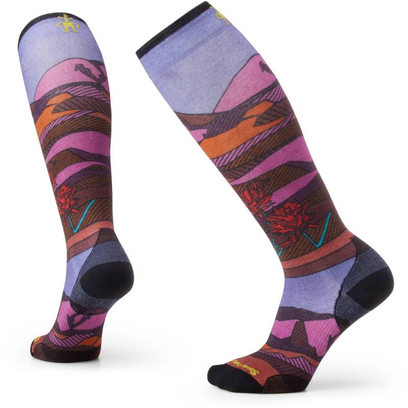 Smartwool Damen Ski Zero Cushion Floral Field Print OTC Socken von SmartWool