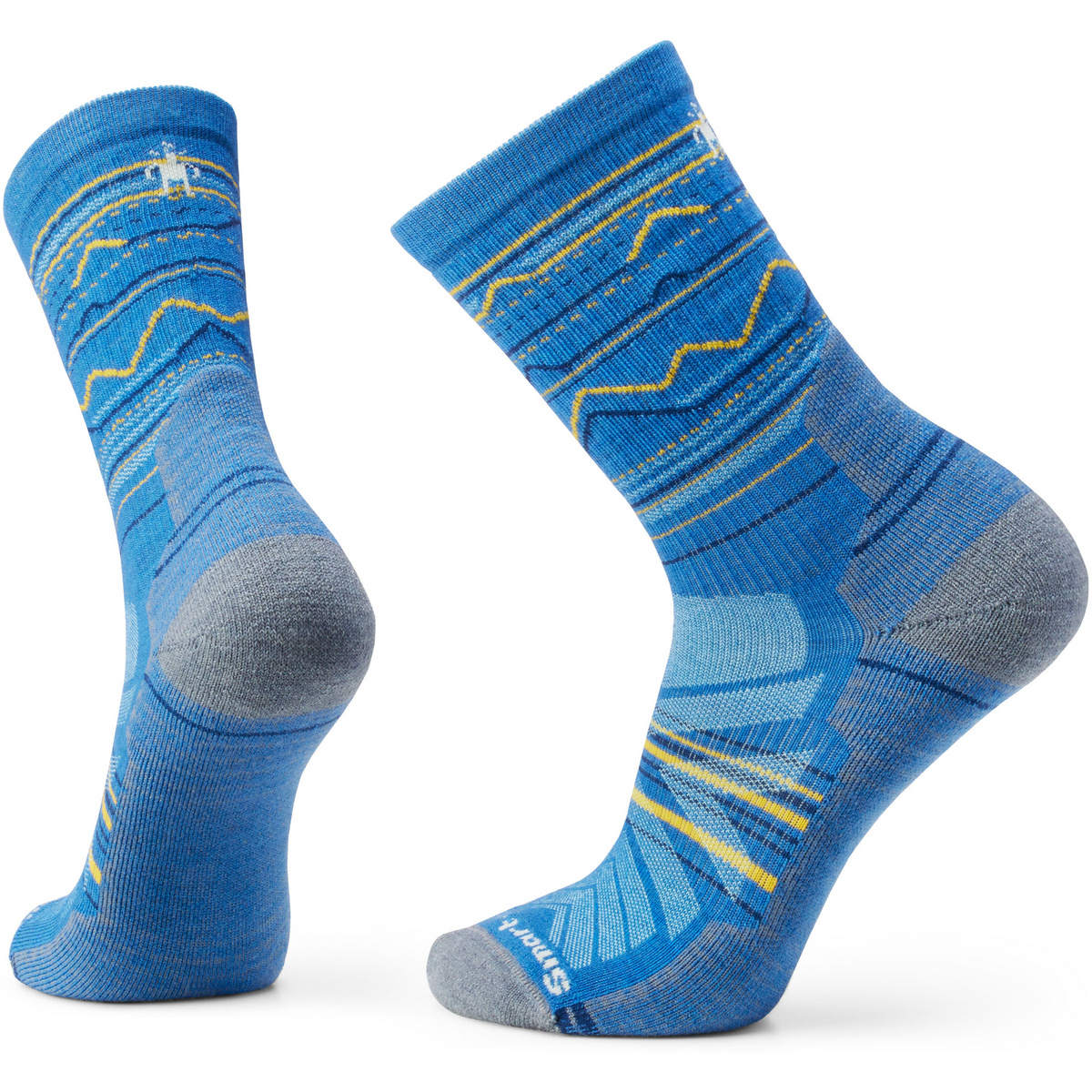 Smartwool Hike Light Mountain Range Pattern Crew Socken von SmartWool