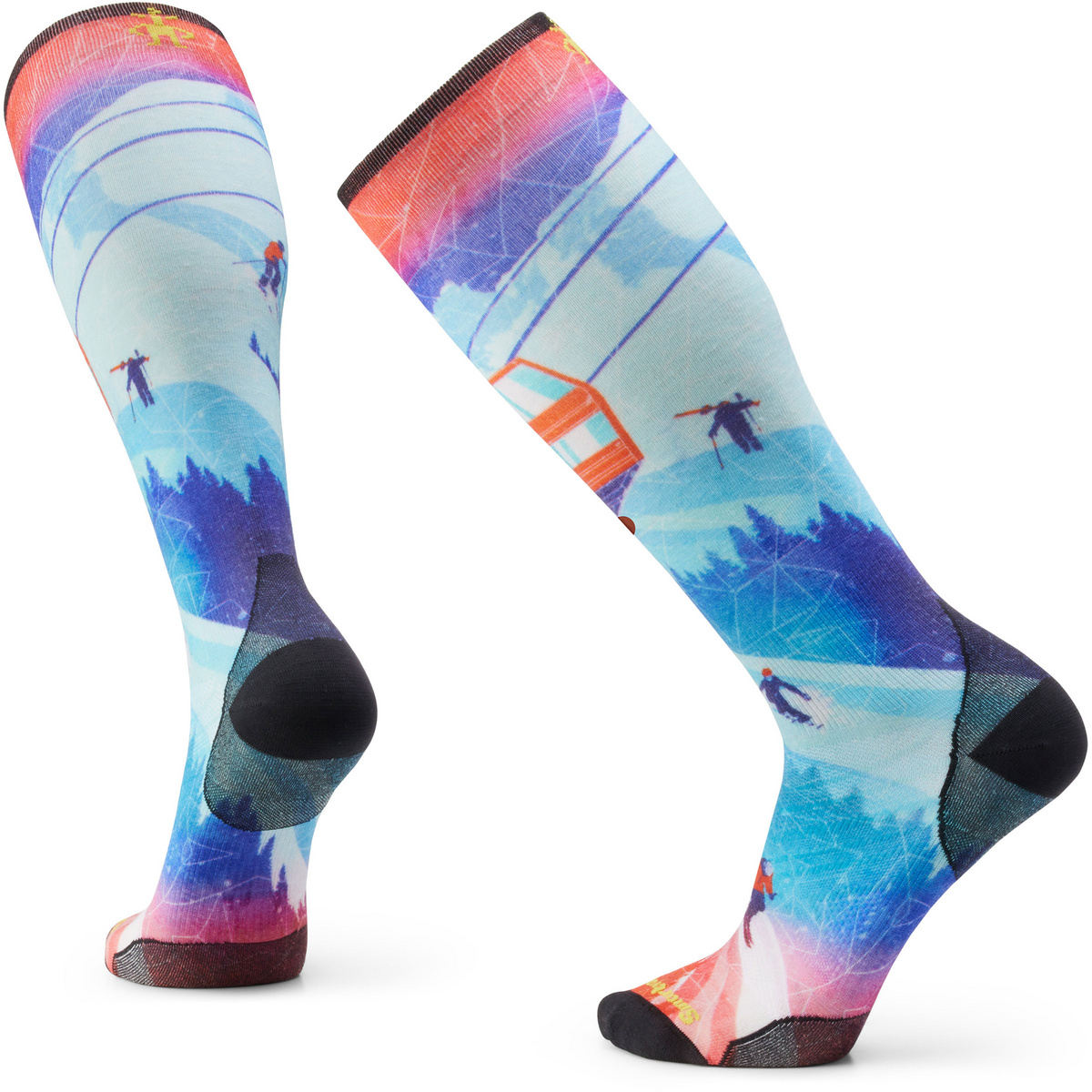 Smartwool Ski Zero Ski Day Print OTC Socken von SmartWool