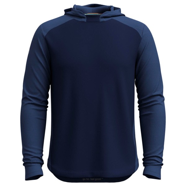 Smartwool - Active Mesh Hoodie - Merinoshirt Gr L;M;S;XL;XXL blau von Smartwool