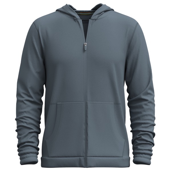 Smartwool - Active Uptempo Full Zip Hoodie - Merinoshirt Gr L;M;S blau/grau von Smartwool