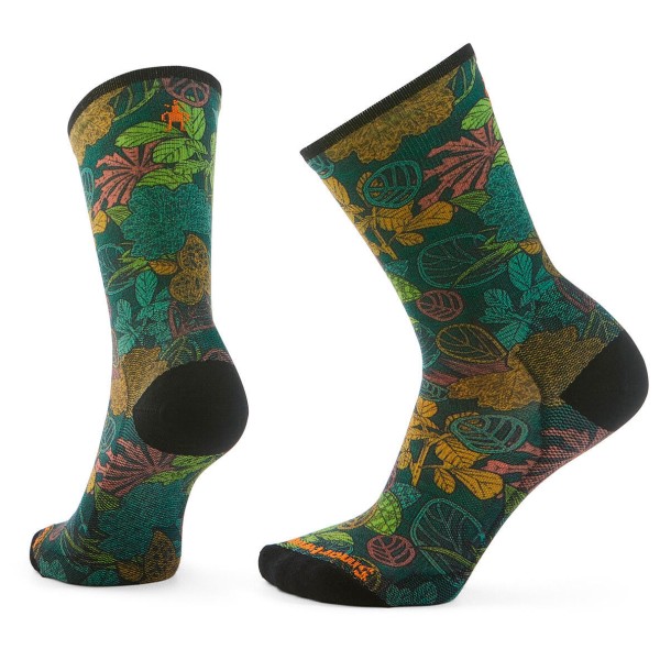 Smartwool - Bike Zero Cushion Aloha Forest Crew Socks - Velosocken Gr XL bunt von Smartwool