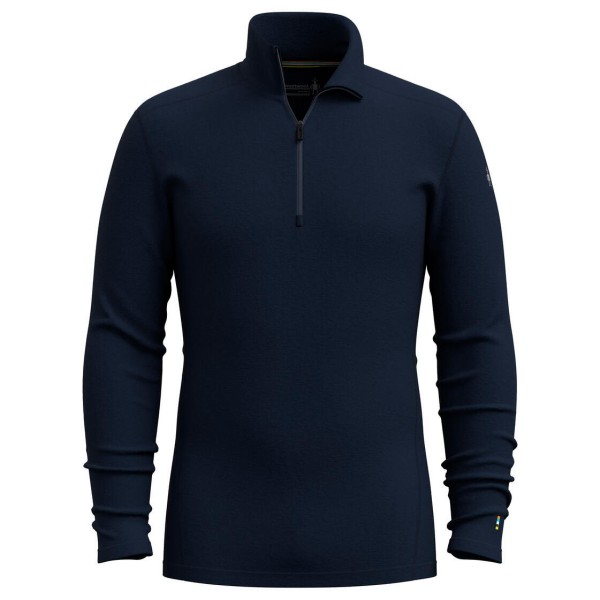 Smartwool - Classic Thermal Merino Base Layer 1/4 Zip Boxed - Merinounterwäsche Gr L blau von Smartwool