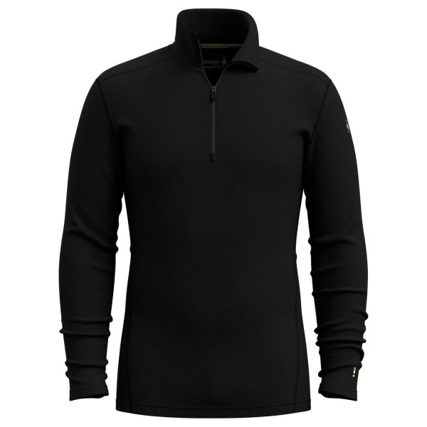 Smartwool - Classic Thermal Merino Base Layer 1/4 Zip Boxed - Merinounterwäsche Gr L schwarz von Smartwool