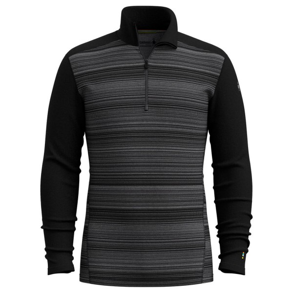 Smartwool - Classic Thermal Merino Base Layer 1/4 Zip Boxed - Merinounterwäsche Gr L schwarz von Smartwool