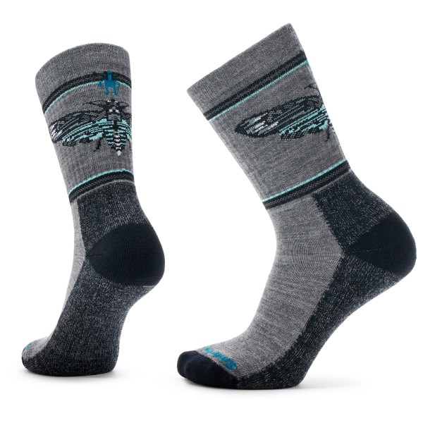 Smartwool - Everyday Forest Loot 2 Crew Socks - Multifunktionssocken Gr L;S;XL grau von Smartwool