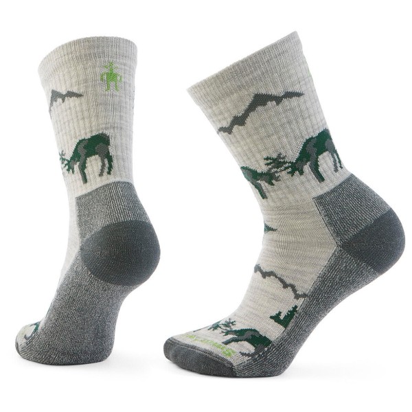 Smartwool - Everyday Horns Clash Crew Socks - Multifunktionssocken Gr M grau von Smartwool