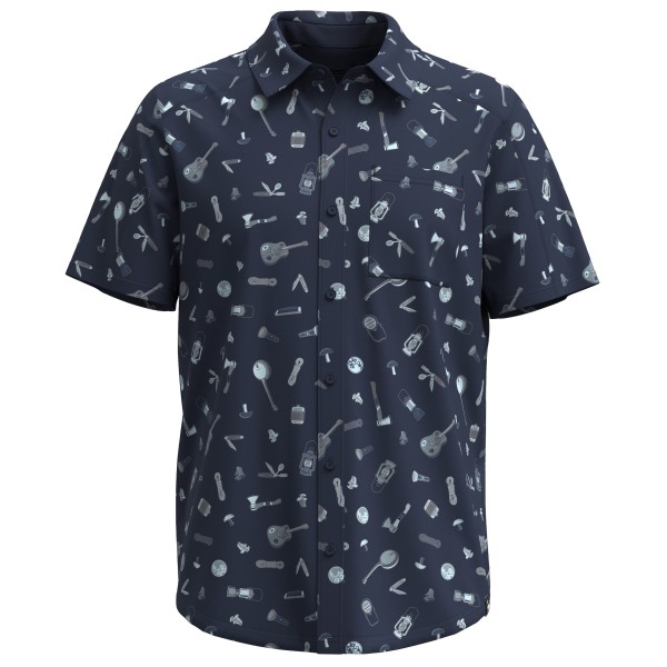 Smartwool - Everyday Short Sleeve Button Down - Hemd Gr L;M;S;XL;XXL blau;bunt von Smartwool