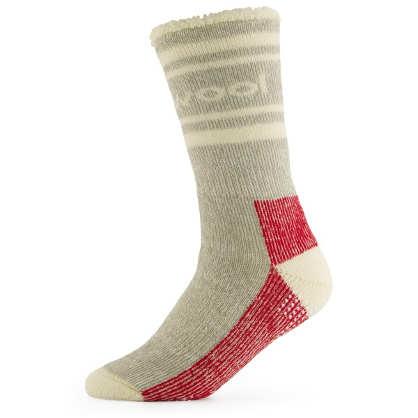 Smartwool - Everyday Slipper Sock Crew - Multifunktionssocken Gr L braun;grau von Smartwool