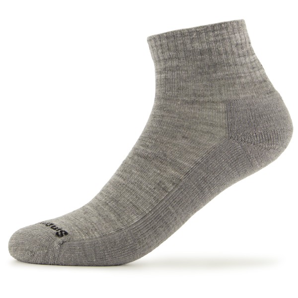 Smartwool - Everyday Solid Rib Ankle Socks - Multifunktionssocken Gr L grau von Smartwool