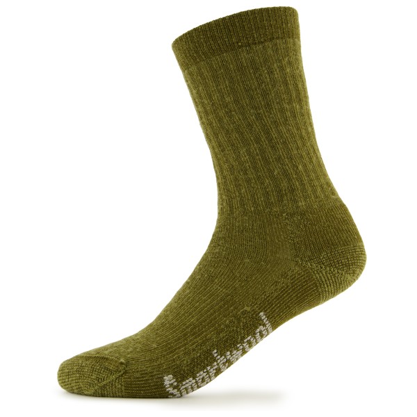 Smartwool - Hike Classic Edition Full Cushion Solid Crew - Wandersocken Gr L oliv von Smartwool