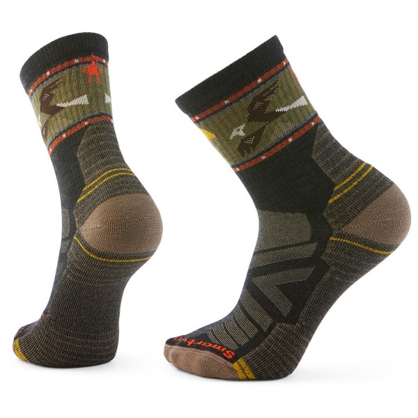 Smartwool - Hike Light Cushion Soaring Mid Crew Sock - Wandersocken Gr L;M;XL blau;braun von Smartwool