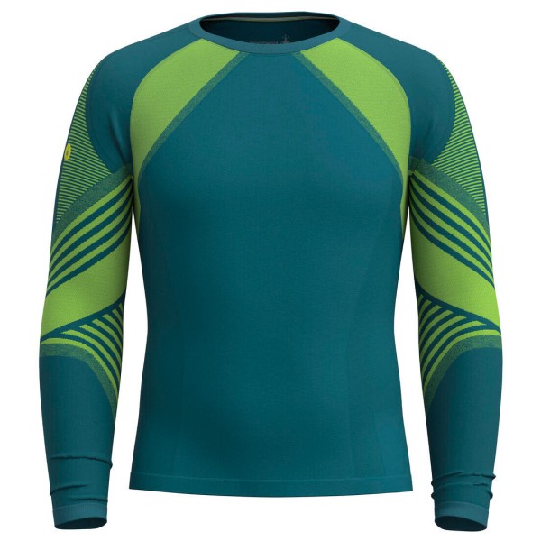 Smartwool - Intraknit Active Base Layer Crew - Merinounterwäsche Gr L blau von Smartwool