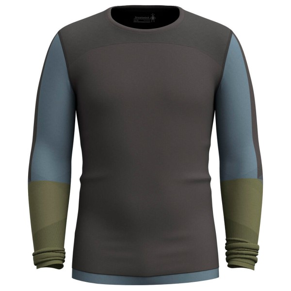 Smartwool - Intraknit Thermal Merino BL Colorblock Crew - Merinounterwäsche Gr L;M;S;XL grau von Smartwool