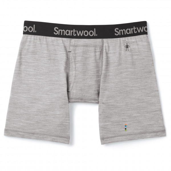 Smartwool - Merino Boxer Brief Boxed - Merinounterwäsche Gr L grau von Smartwool