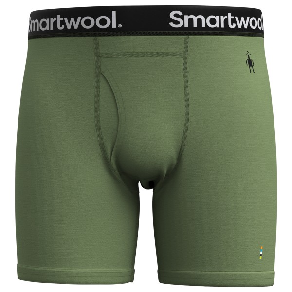 Smartwool - Merino Boxer Brief Boxed - Merinounterwäsche Gr L oliv von Smartwool