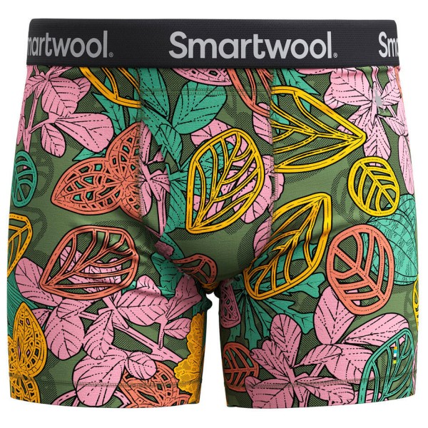 Smartwool - Merino Print Boxer Brief Boxed - Merinounterwäsche Gr L bunt von Smartwool