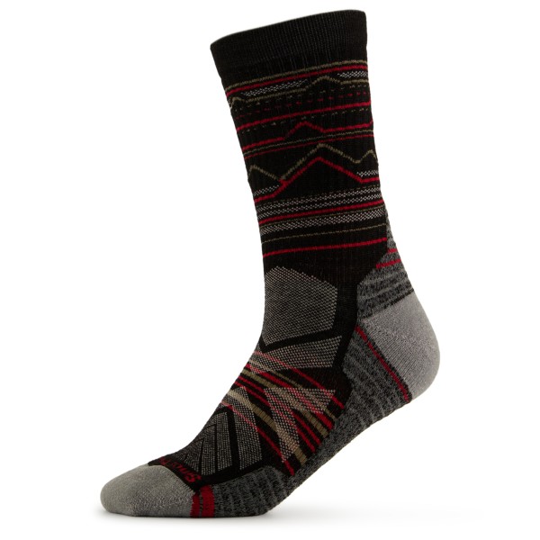 Smartwool - Performance Hike Light Cushion Mountain Range Pattern Crew - Wandersocken Gr L;M;XL schwarz von Smartwool