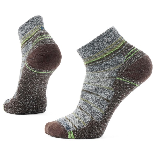 Smartwool - Performance Hike Light Cushion Pattern Ankle - Wandersocken Gr L grau von Smartwool