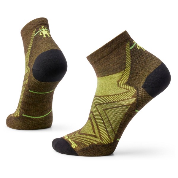 Smartwool - Performance Run Zero Cushion Ankle - Laufsocken Gr M oliv von Smartwool