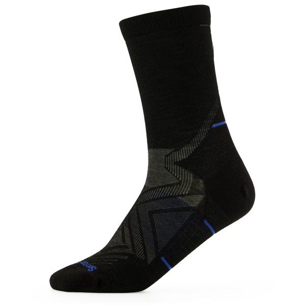 Smartwool - Performance Run Zero Cushion Mid Crew - Laufsocken Gr L schwarz von Smartwool