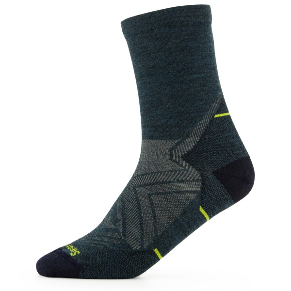 Smartwool - Performance Run Zero Cushion Mid Crew - Laufsocken Gr L;M blau;schwarz von Smartwool