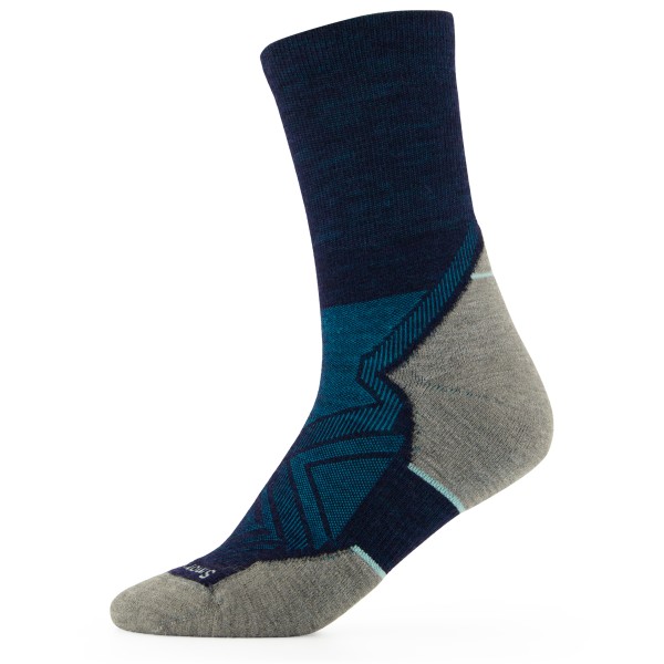 Smartwool - Run Targeted Cushion Mid Crew - Laufsocken Gr L;M;XL blau;grau von Smartwool