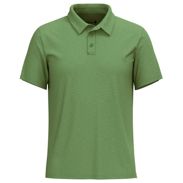 Smartwool - S/S Polo - Merino/Cotton - Merinoshirt Gr L grün von Smartwool