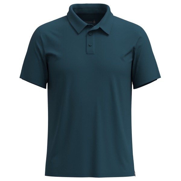 Smartwool - S/S Polo - Merino/Cotton - Merinoshirt Gr S blau von Smartwool
