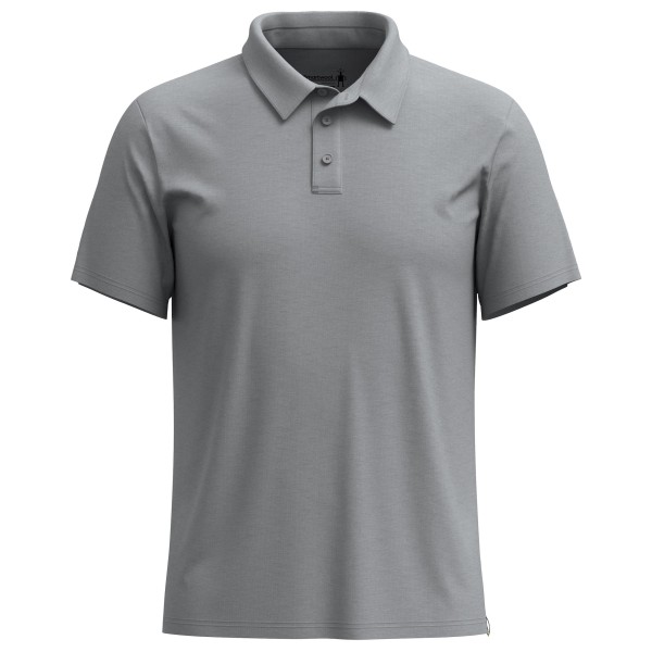 Smartwool - S/S Polo - Merino/Cotton - Merinoshirt Gr S grau von Smartwool