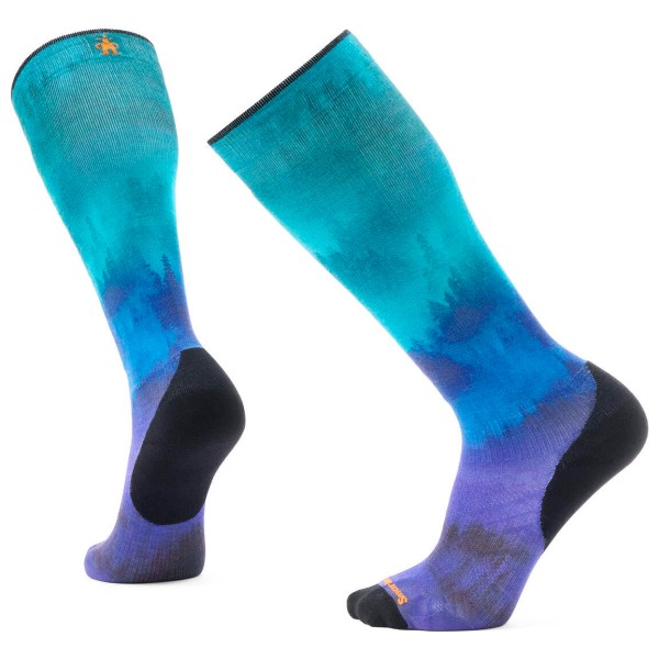 Smartwool - Ski Targeted Cushion Compression Print OTC Socks - Skisocken Gr L;M;XL bunt von Smartwool