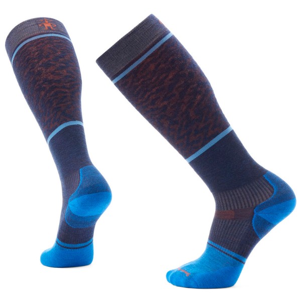 Smartwool - Snowboard Targeted Cushion Retro Line OTC Socks - Skisocken Gr L blau von Smartwool