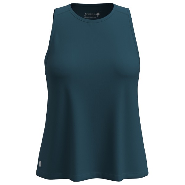 Smartwool - Women's Active Ultralite High Neck Tank - Merinounterwäsche Gr L blau von Smartwool