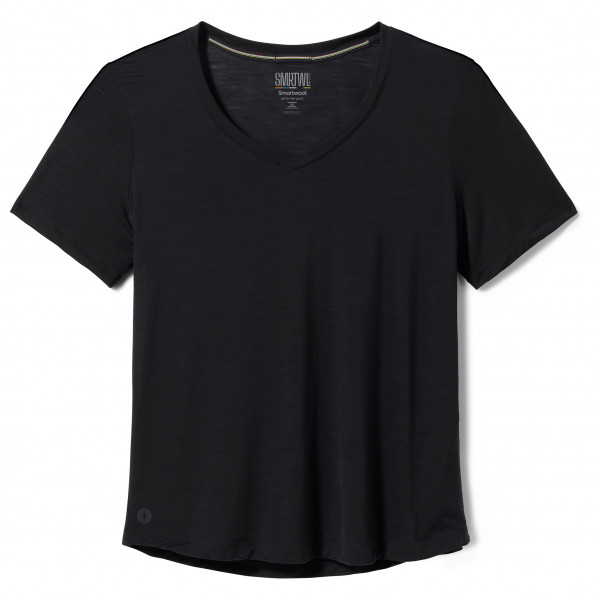 Smartwool - Women's Active Ultralite V-Neck Short Sleeve - Merinounterwäsche Gr L;M;S;XL;XS oliv;schwarz von Smartwool