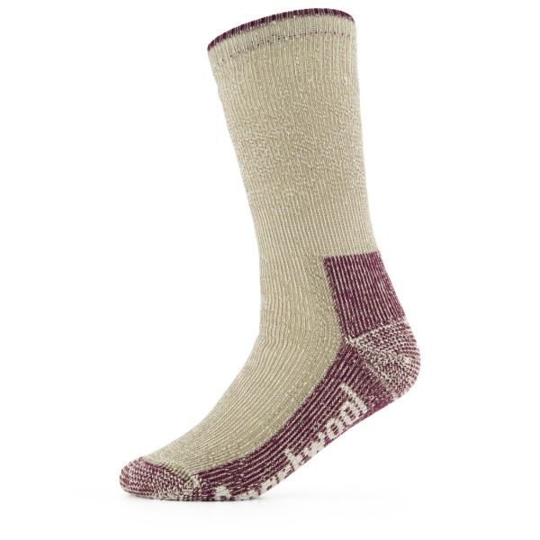 Smartwool - Women's Classic Mountaineer Maximum Cushion Crew - Wandersocken Gr L;M;S beige;beige/grau von Smartwool