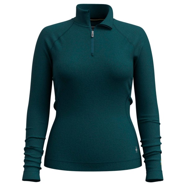 Smartwool - Women's Classic Thermal Merino BL 1/4 Zip Boxed - Merinounterwäsche Gr M;S;XL;XS blau;schwarz;schwarz/grau von Smartwool