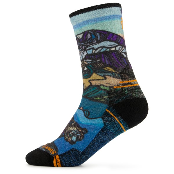 Smartwool - Women's Hike Light Cushion Icy Range Print Crew - Wandersocken Gr S bunt von Smartwool