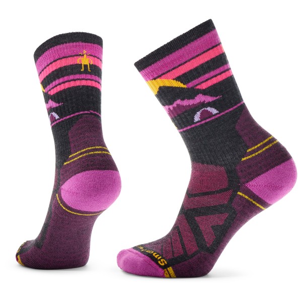 Smartwool - Women's Hike Light Cushion New Pattern Crew Socks - Wandersocken Gr L;M;S blau;grau;lila von Smartwool