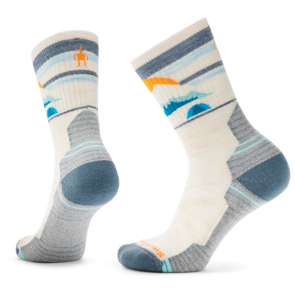 Smartwool - Women's Hike Light Cushion New Pattern Crew Socks - Wandersocken Gr S grau von Smartwool