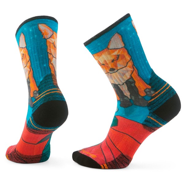 Smartwool - Women's Hike Targeted Cushion Geo Fox Crew Socks - Wandersocken Gr M bunt von Smartwool