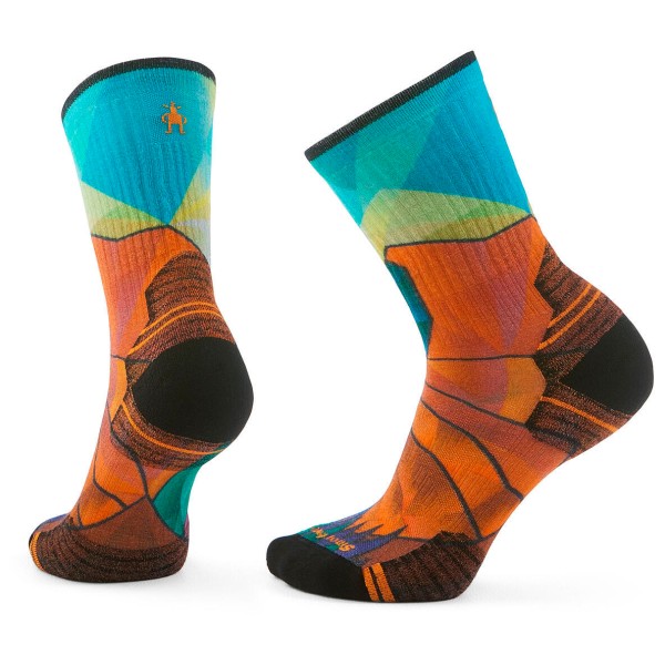 Smartwool - Women's Hike Targtd Cush Mountain Prism Crew Socks - Wandersocken Gr L bunt von Smartwool