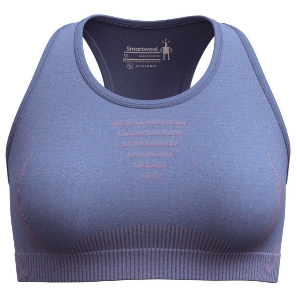 Smartwool - Women's Intraknit Racerback Bra - Sport-BH Gr L blau/lila Smartwool - Women's Intraknit Racerback Bra - Sport-BH Gr L blau/lila von Smartwool