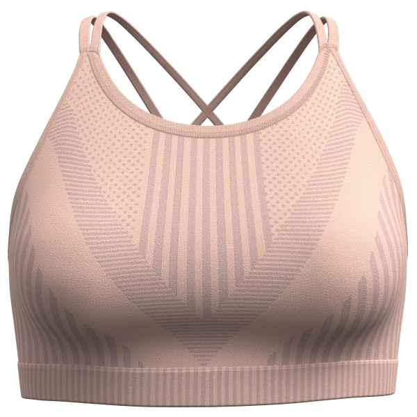 Smartwool - Women's Intraknit Strappy Bra - Sport-BH Gr L rosa/braun von Smartwool