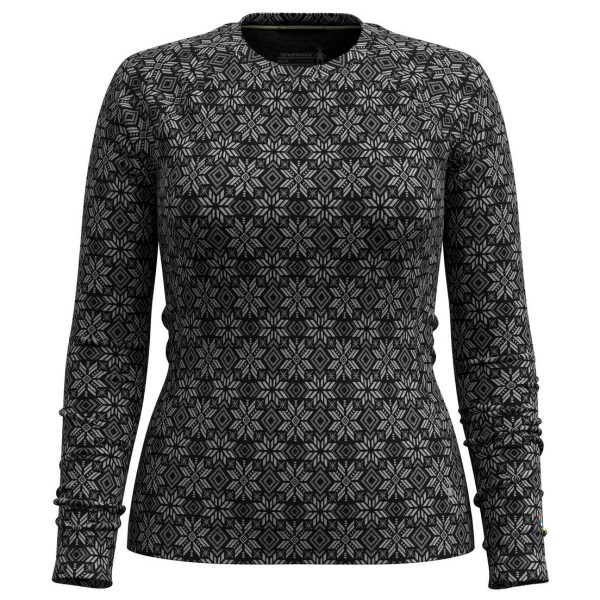 Smartwool - Women's Merino 250 Baselayer Crew Boxed - Merinounterwäsche Gr L schwarz/grau von Smartwool